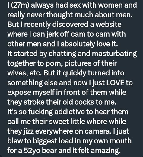 pervconfession on twitter he loves jerking with men over cam