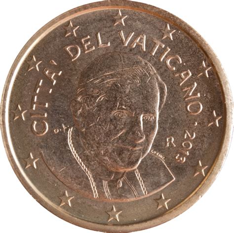 2 Euro Cent Benedictvs Xvi Vatican City Numista