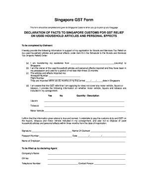 Download our customs guide for malaysia to find out about the required documents and customs prescriptions for different goods. Editable singapore customs declaration - Fill Out Best ...
