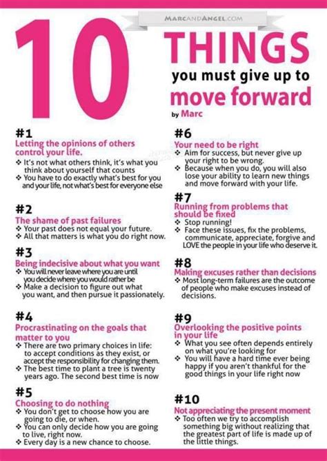 10 Things You Must Give Up To Move Forward Teamwork Makes