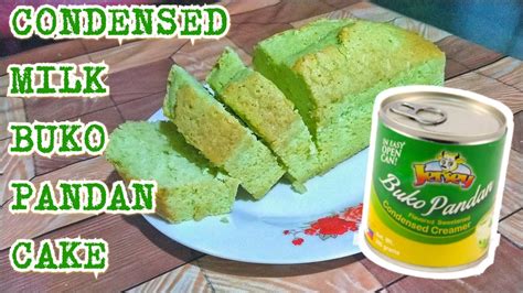 Condensed Milk Buko Pandan Cake Easy Recipe With Costing Youtube