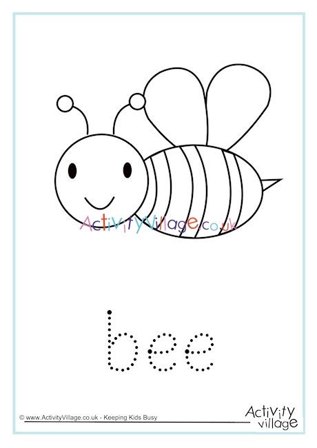 Bee Word Tracing