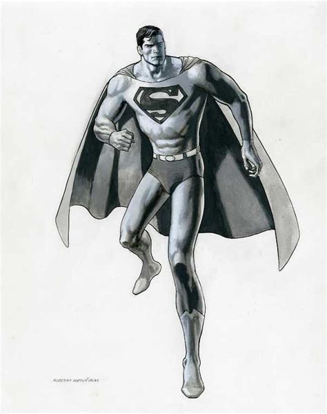 Kevin Nowlan Superman Commission 1 In Wallace Harringtons Superman