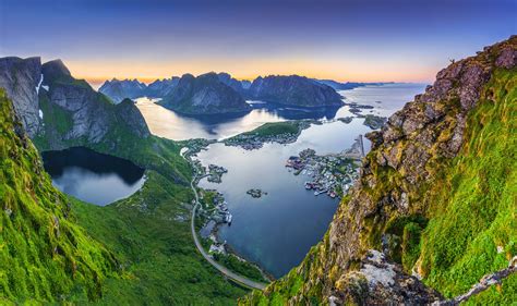 Fondos De Pantalla 2560x1522 Noruega Montañas Islas Lofoten Mar