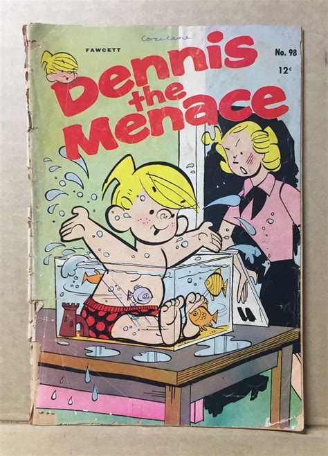 Comic Book Dennis The Menace No 98 X Marks The Shop