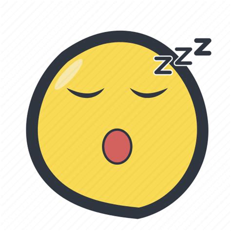 Colored Emoji Emoticon Sleep Emoji Zzz Icon Download On Iconfinder