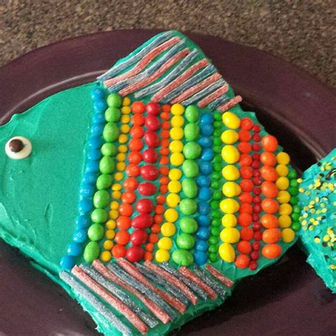 Fish Birthday Cake With Candy Fish Cake Birthday Eat Cake Let Them