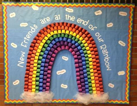 27 Rainbow Bulletin Boards To Brighten Up Your Classroom Rainbow Theme Classroom Rainbow