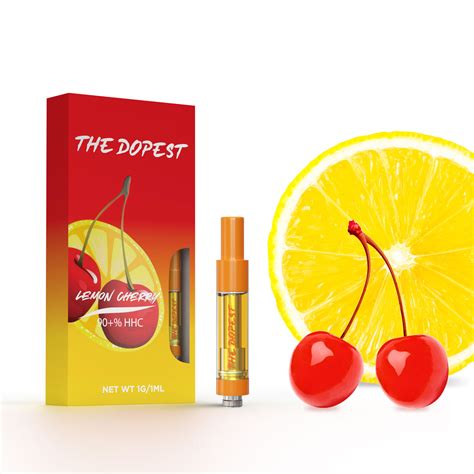 Lemon Cherry Indica Hhc Vape Cartridge The Dopest