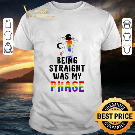 Hot Lgbt Being Straight Was My Phase Shirt Hoodie Sweater Longsleeve