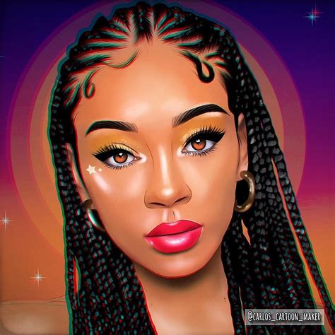 Pin By Kαmílα 🍋 On ɢᴜʀʟʏ ᴄᴀʀᴛᴏᴏɴ Black Girl Art Black Women Art