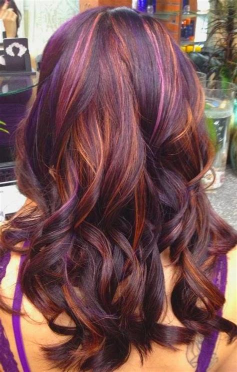 Red violet hair color ! omg