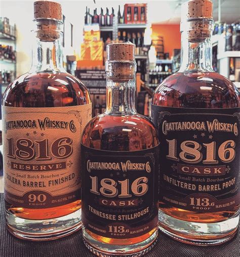 Elixir Spirits — Chattanooga Whiskey 1816 Reserve 90 Proof And Cask