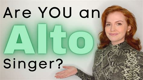 Are You An Alto Singer The Low Female Choir Voice Part Explained In
