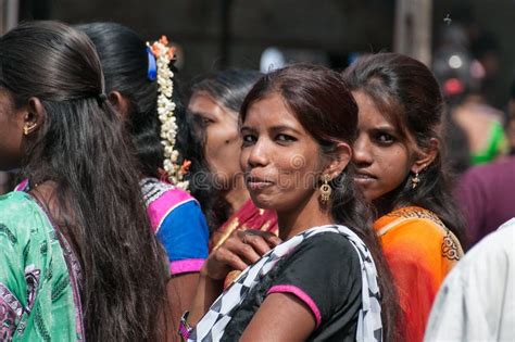 Indian Women On Market In Bangalore Editorial Stock Image Image Of