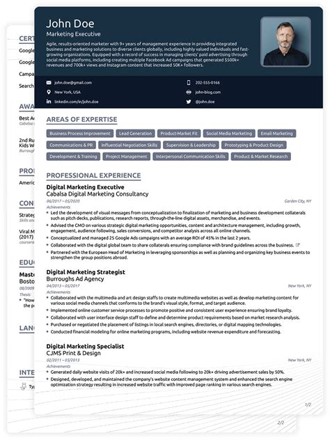 It is preferred by most recruiters and hiring managers because it the chronological resume format accommodates most industries. 8 Job-Winning CV Templates - Curriculum Vitae for 2020