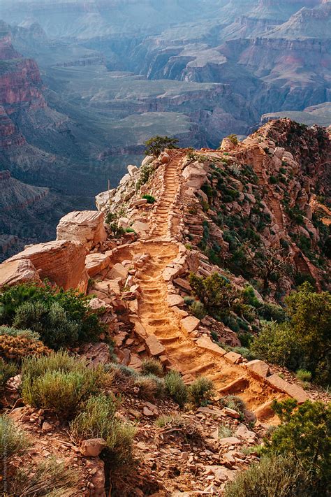 Unique Path For Hiking Grand Canyon Arizona Usa By Stocksy