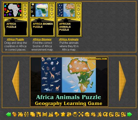Africa Games Geography Learning Games