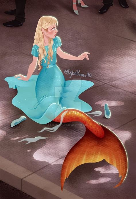 Splash Behold The Mermaid By Dylanbonner On Deviantart Anime Mermaid Mermaid Illustration