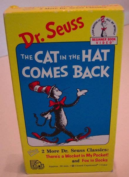 Free Dr Seuss The Cat In The Hat Comes Back Vhs Vhs Listia