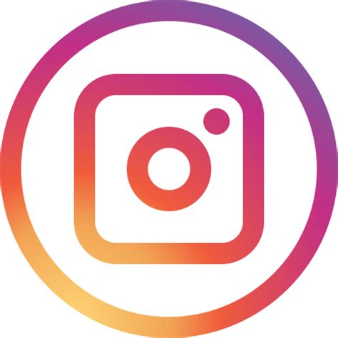 Transparent Instagram Grid Png Blue Circled Instagram Logo Png Image
