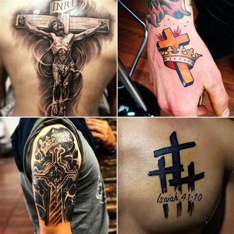 A great tattoo option for christian men is the cross necklace. Pin on Best Tattoos For Men