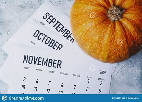 Autumn Months Fall Season Concept Stock Photo Image Of Months