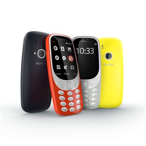 Nokia 3310 Dual Warm Red Mobile Phone Megatel