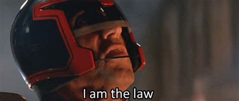 Judge Dredd I Am The Law Gif