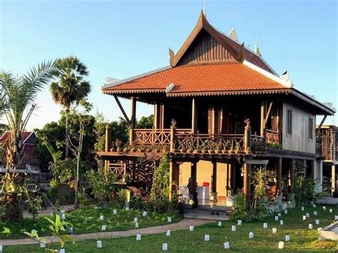 Traditional Ancient Khmer House 🇰🇭 ផ្ទះខ្មែរបូរាណ Khmers House Khmer