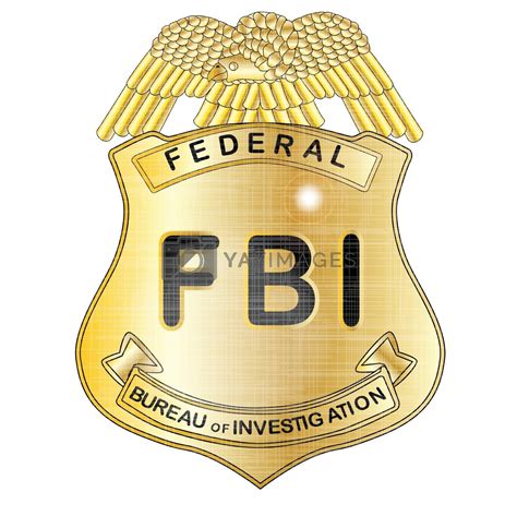 The federal bureau of investigation (fbi) is the domestic intelligence and security service of the united states and its principal federal law enforcement agency. FBI Badge Royalty Free Stock Image | Stock Photos, Royalty Free Images, Vectors, Footage | Yayimages