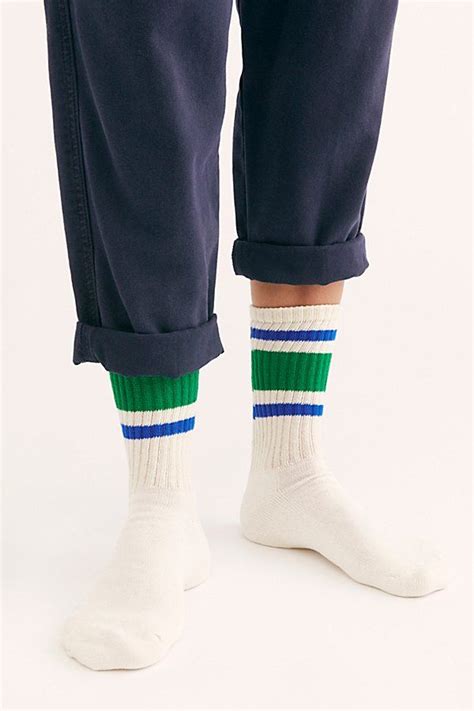 Retro Stripe Tube Socks Striped Tube Socks Tube Socks Socks Outfit Men