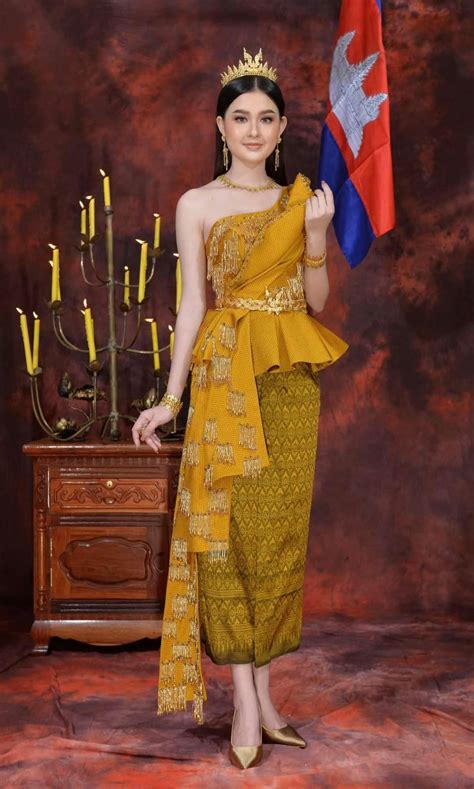 Beautiful Cambodia Traditional Wedding Dress Amazing Cambodia Cambodian Wedding Dress