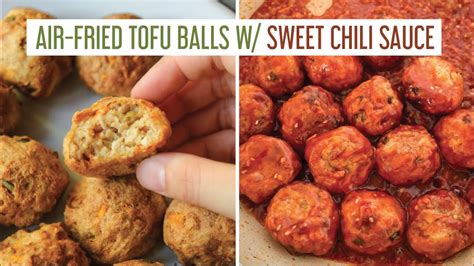 These Air Fried Tofu Balls Are Great As Finger Food Or With Sweet Chilli Sauce Vegan Gf
