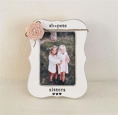 Sister T Sisters Picture Frame Big Sister Frame Little Etsy