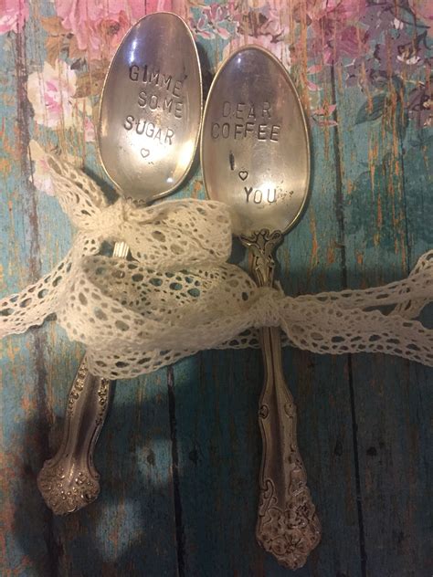 It certainly is not so much that you would get in. Stamped on vintage spoons 😍 | Vintage spoons, Wall lights ...