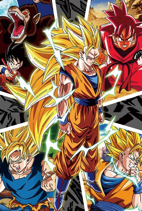 A media franchise has built up around the series; D605 Hot New Japan Anime DBZ Dragon Ball Z Silk Poster Art Print Canvas Painting Wall Posters-in ...