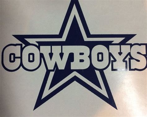 Dallas Cowboys Nfl Decal 30x12 Vinyl Sticker 2 Etsy Dallas Cowboys