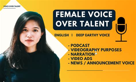 record female voice over in english with neutral accent by terry sinaga fiverr