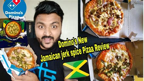 Dominos New Jamaican Jerk Spice Pizza Review 🍕🔥 World Pizza League🍕