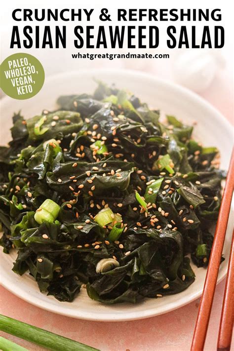 Asian Wakame Seaweed Salad Packed With Umami And Just So Nutritious