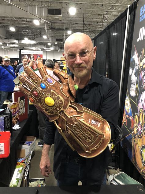 I Met Jim Starlin And Got A Picture Of Him Wearing The Infinity