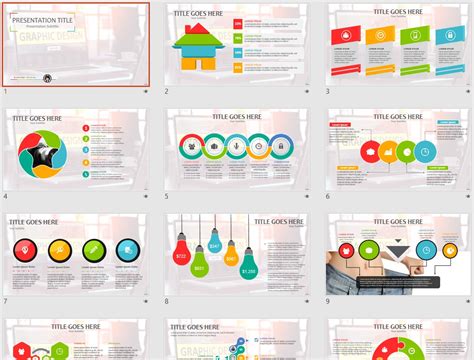 Graphic Design Powerpoint Template 62360