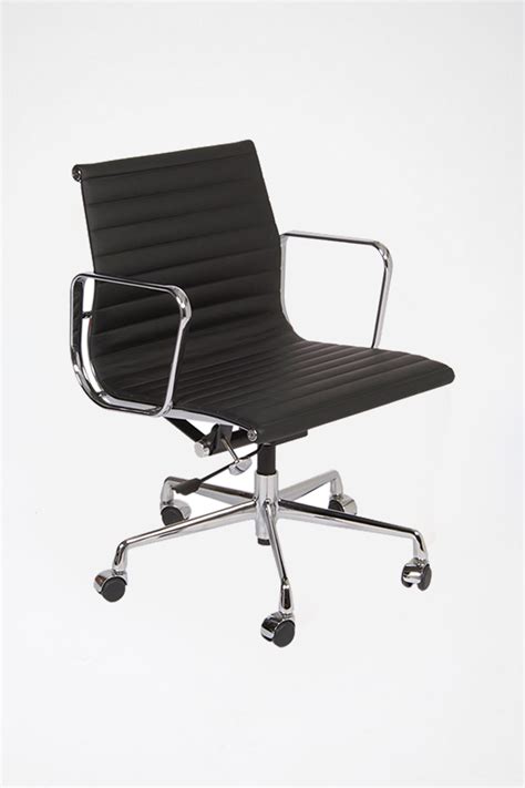 Commercial & private event furniture hire, chair hire, catering equipment hire, cutlery, glassware & event crockery hire uk eventhire on facebook; Black Leather Aluminium Group Desk Chair - The Classic ...