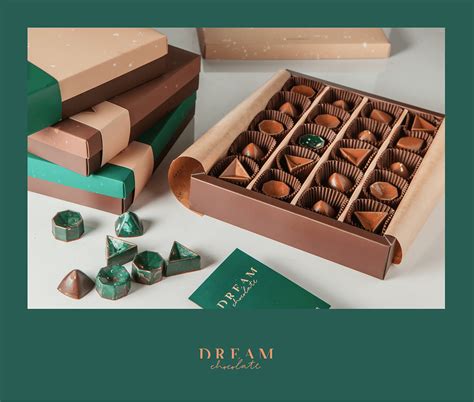 Dream Chocolate Logo Design And Packaging On Behance