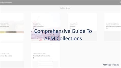 Aem Collections Aem Cq5 Tutorials