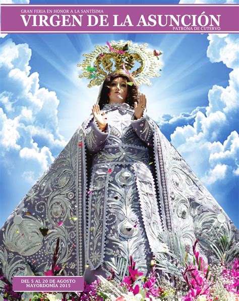 En general, la teología y la historia de maría la madre de dios siguen. Programa Virgen de la Asunción 2015 by Cutervo Peru - Issuu