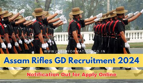 Assam Rifles Gd Recruitment Apply Online For Vacancies Age