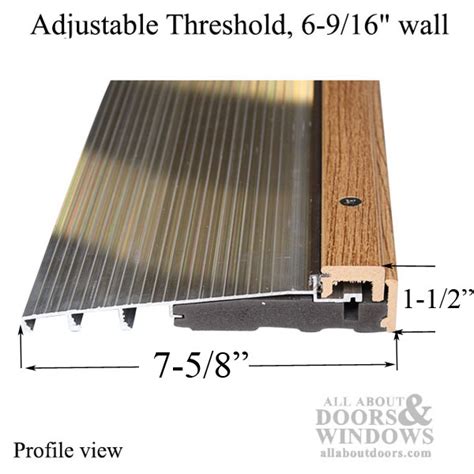 Therma Tru Adjustable Threshold Adjustable Thresholds