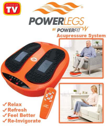Power Legs Vibration Plate Foot Massager Platform With Rotating